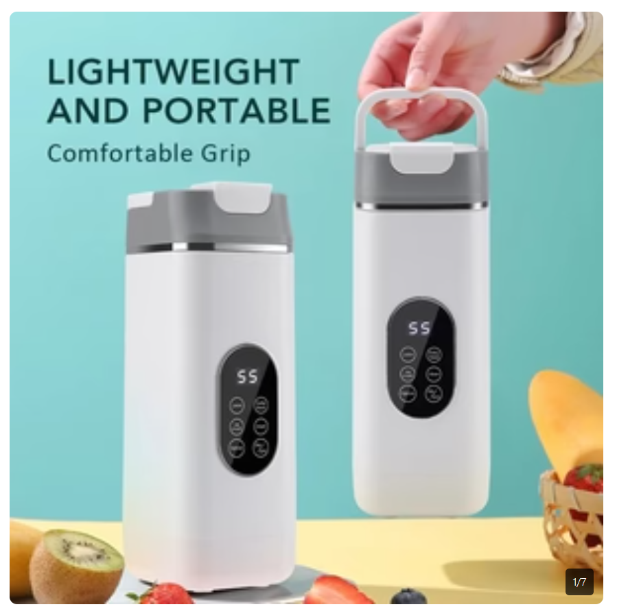 Portable Rechargeable Blender Bottle