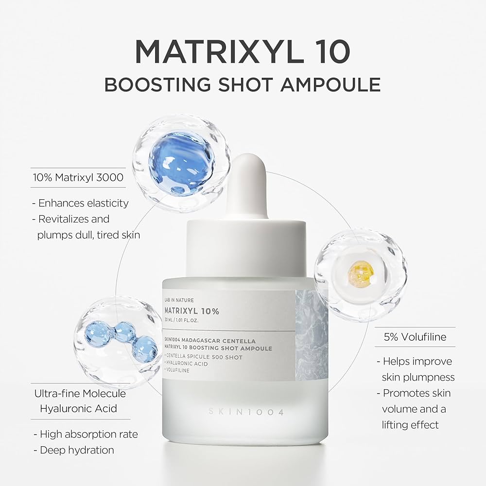 SKIN1004 - Madagascar Centella Matrixyl 10% Boosting Shot Ampoule